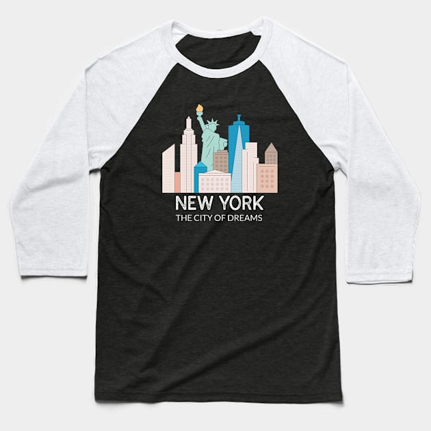 New York Baseball T-Shirt by MONMON-75